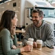 Marcus and his partner at a Dallas cafe - trucker dating Dallas success story