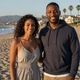 Marcus and his partner at a Los Angeles beach - trucker dating success