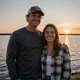 Tyler and Kayla, a couple at an Iowa lake - trucker dating Iowa success story