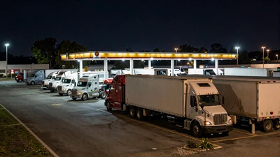 Truck stop at night - maintaining relationships during long hauls